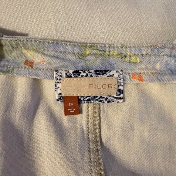 ANTHROPOLOGIE (Pilcro) - Denim Overall Shorts (Size 29) - Picture 5 of 5